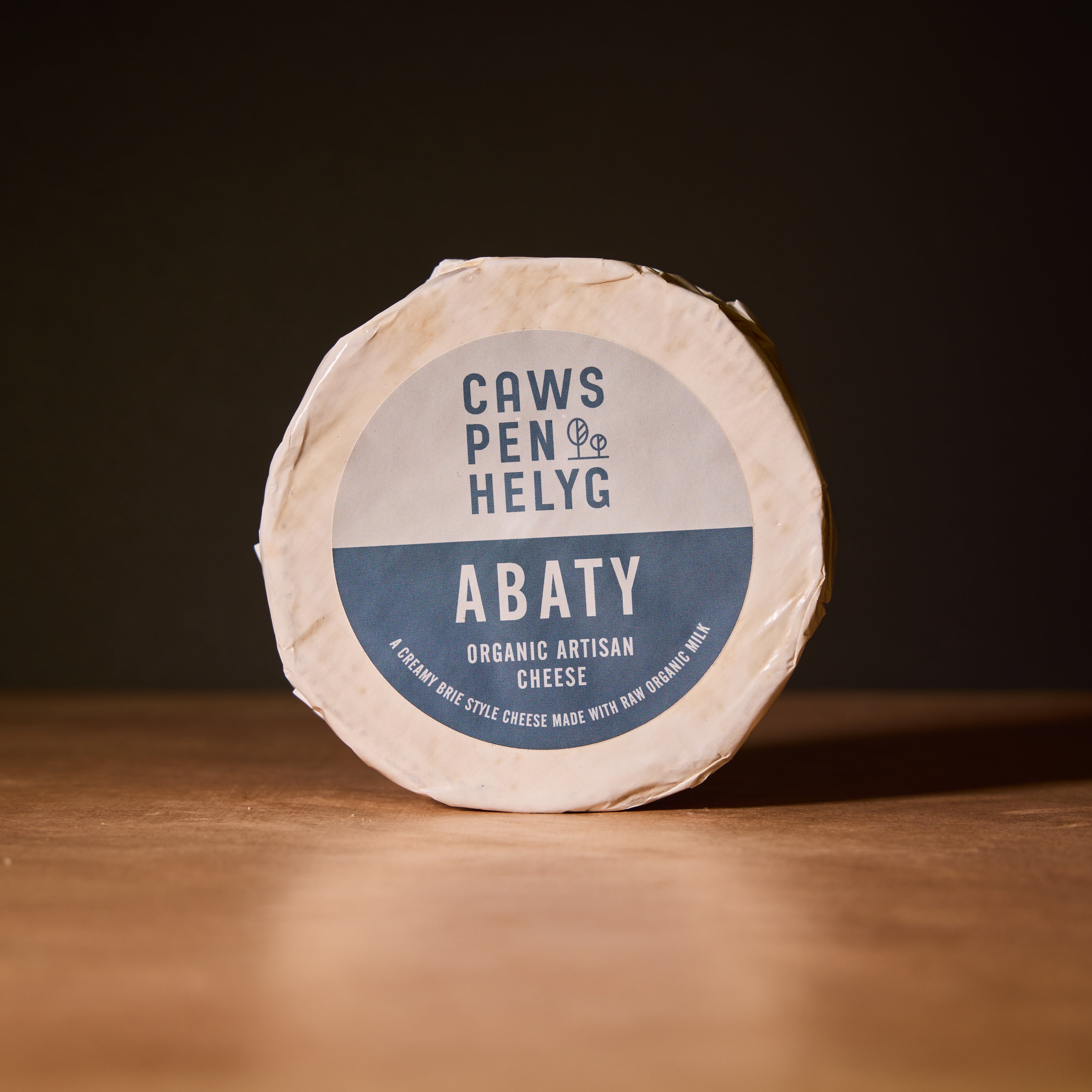 Caws Pen Helyg Abaty Welsh cheese, small truckle